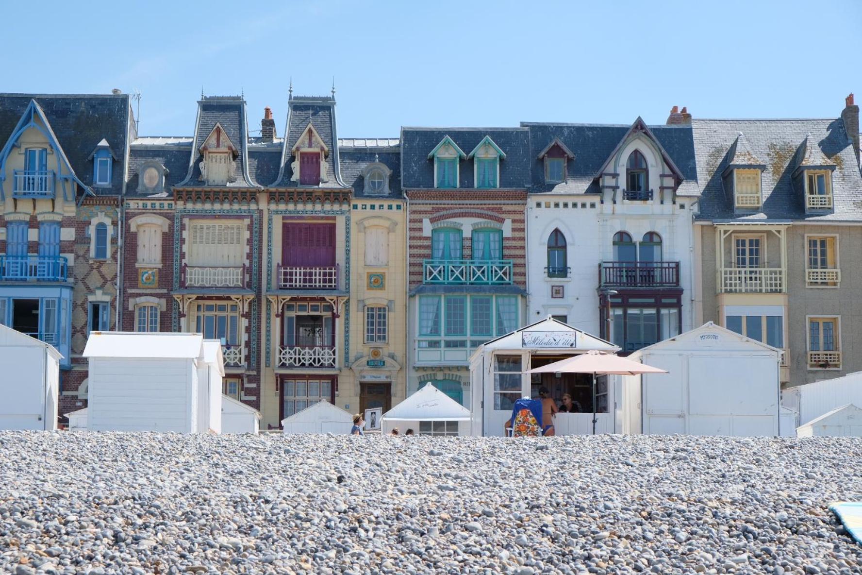 Villa Adele, Bow-Window Vue Mer -Appt 04 Mers-les-Bains Exterior foto